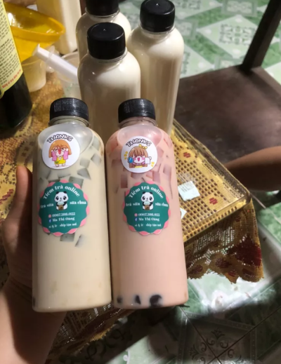 Tem nhãn sản phẩm thực tế đã sản xuất