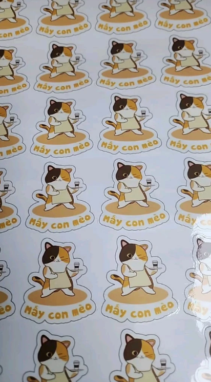 Sticker bế theo hình