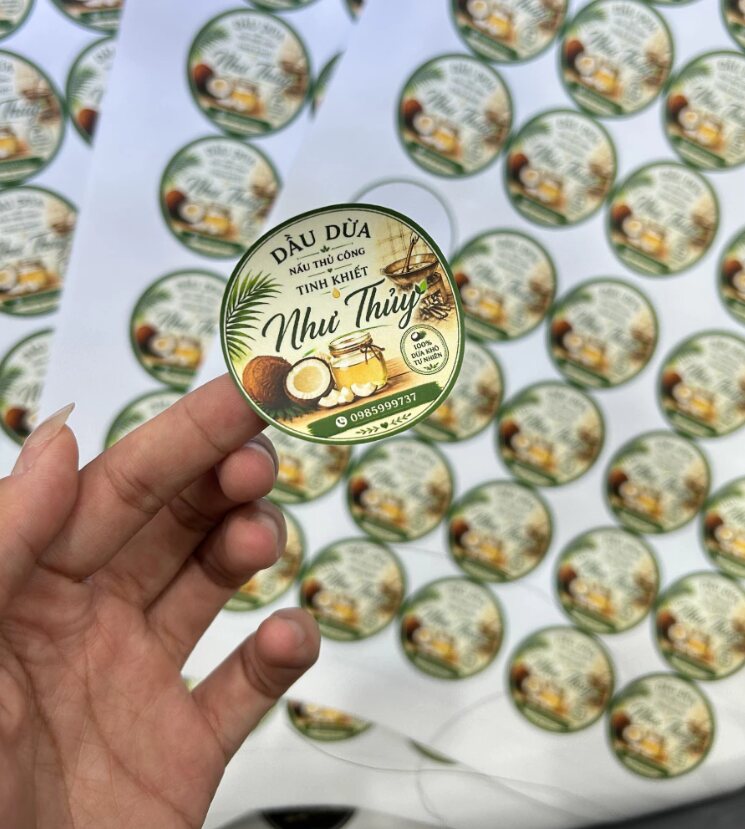 In decal nhựa